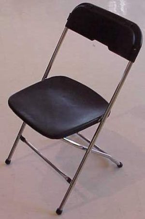 Black Folding Chair