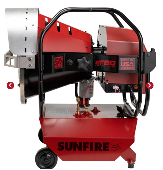 Sunfire sf 80 portable heater Diesel & Kerosene heater - Image 2