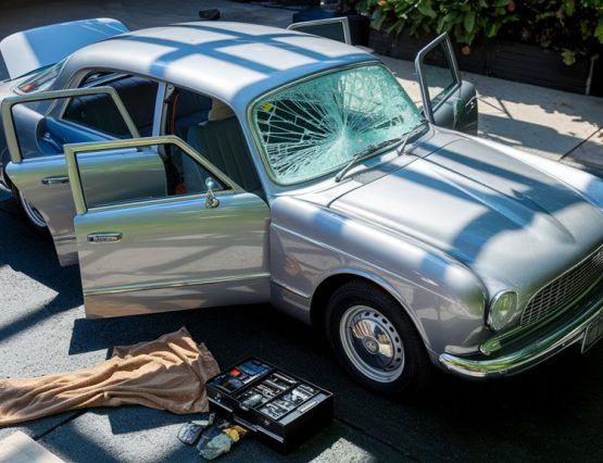 vehicle windshield replacement preparation