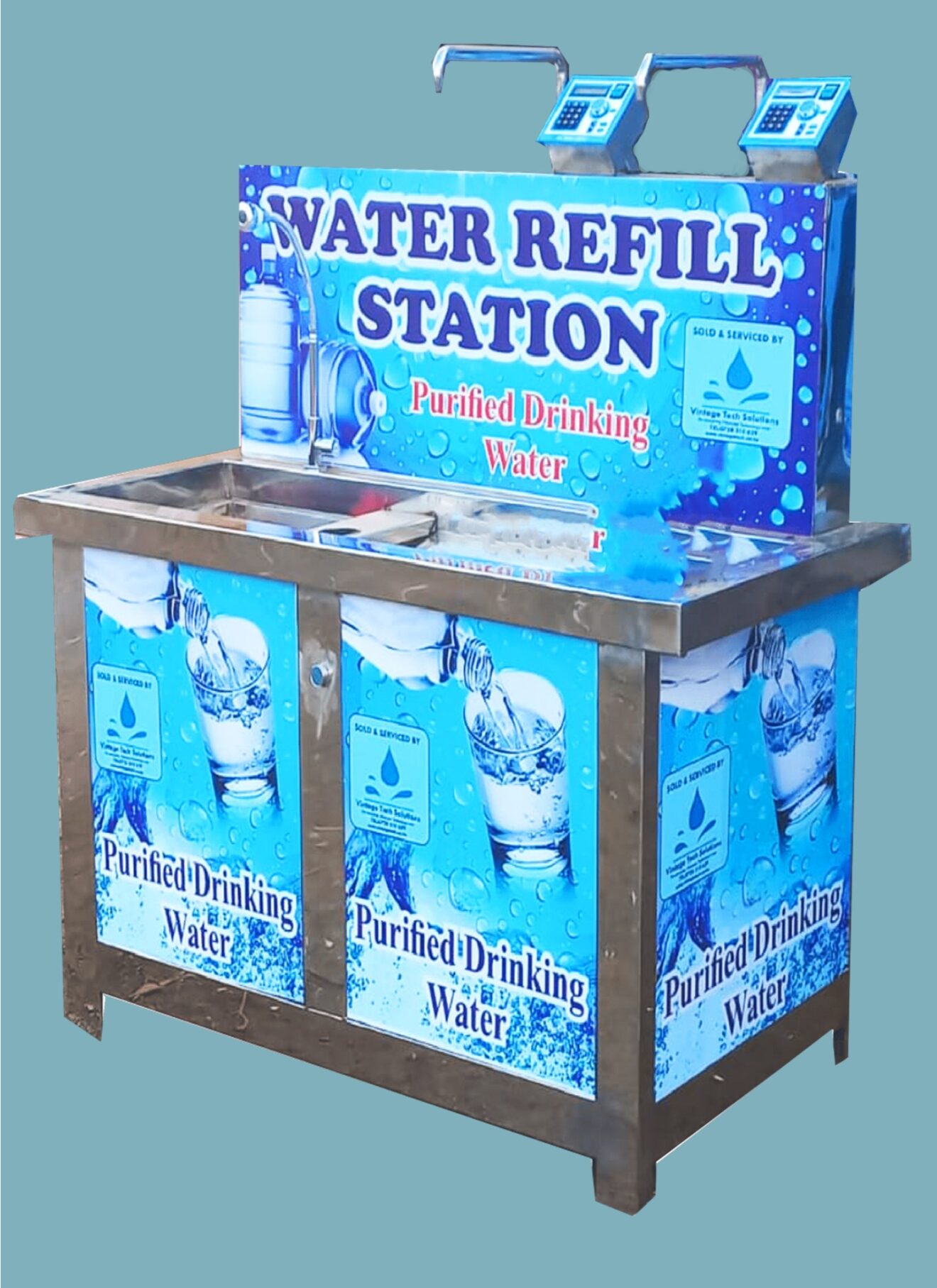 Water Vending Stations Water Vending Stations - 2 Taps Refill Stations
