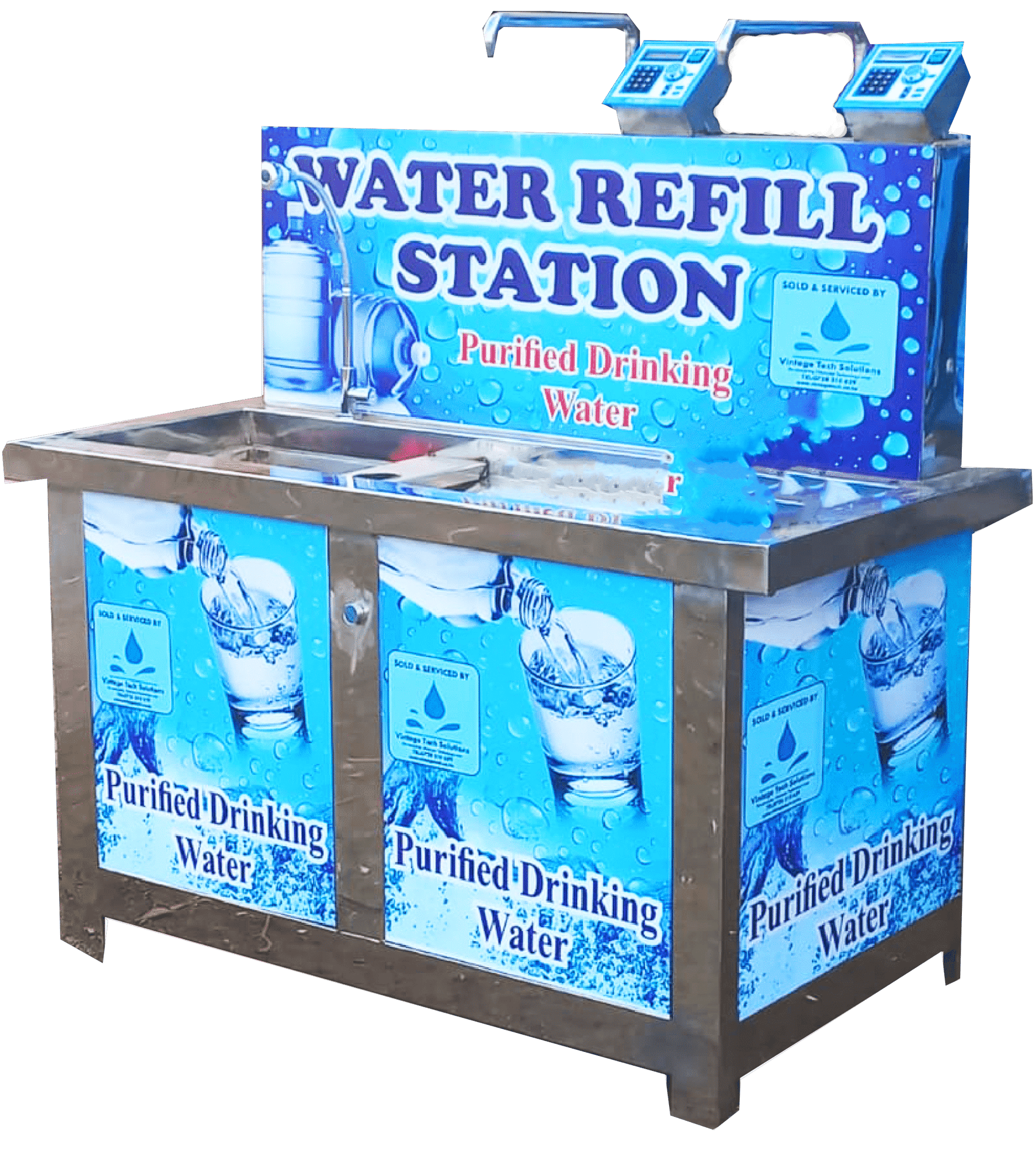 Aquatech Water Vending Stations - the best water refilling station ATMs in Kenya