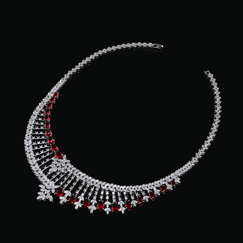 Artania Ruby Radiance Necklace - Image 2