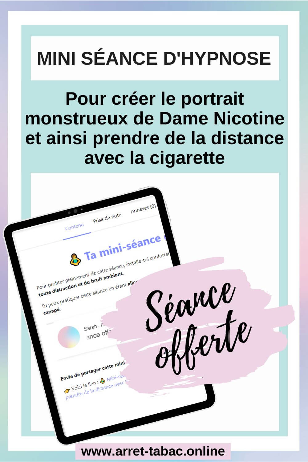 SĂ©ance d'hypnose pour prendre de la distance avec la cigarette Recevoir gratuitement une sĂ©ance d'hypnose pour arrĂȘter de fumer