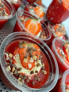 verrine fraise chantilly dessert maison