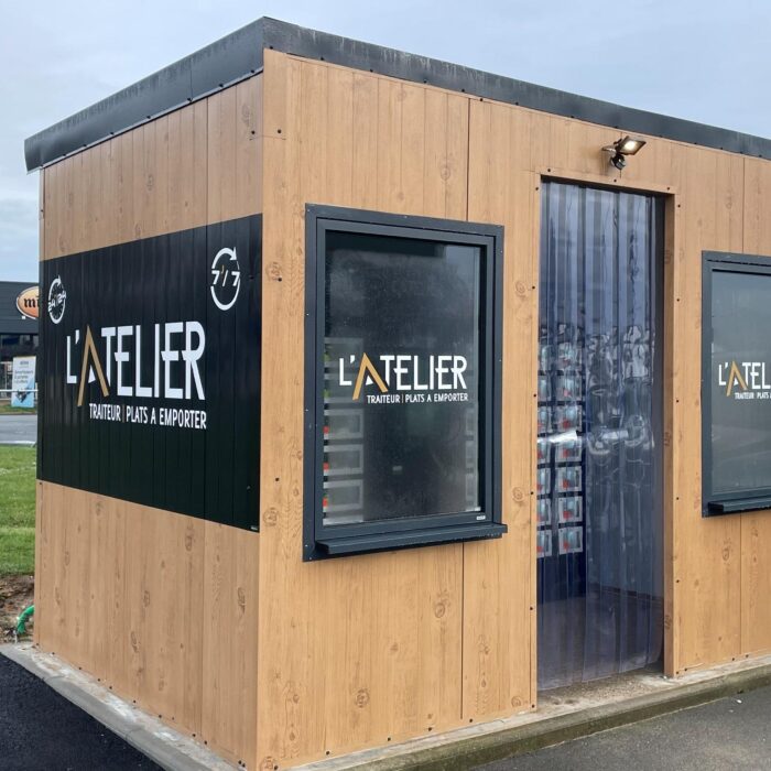 vue exterieure atelier traiteur distributeur