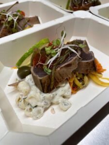 thon mi cuit creme fraiche traiteur