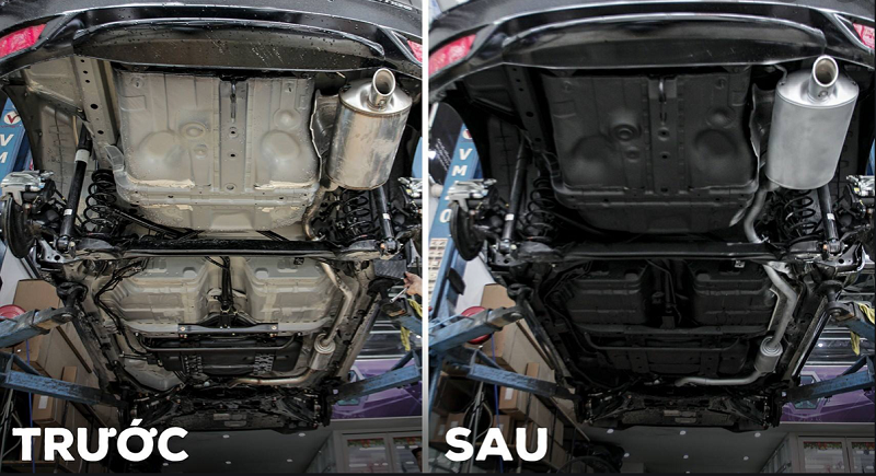 Quy trình sơn phủ gầm ô tô tại Việt Trì