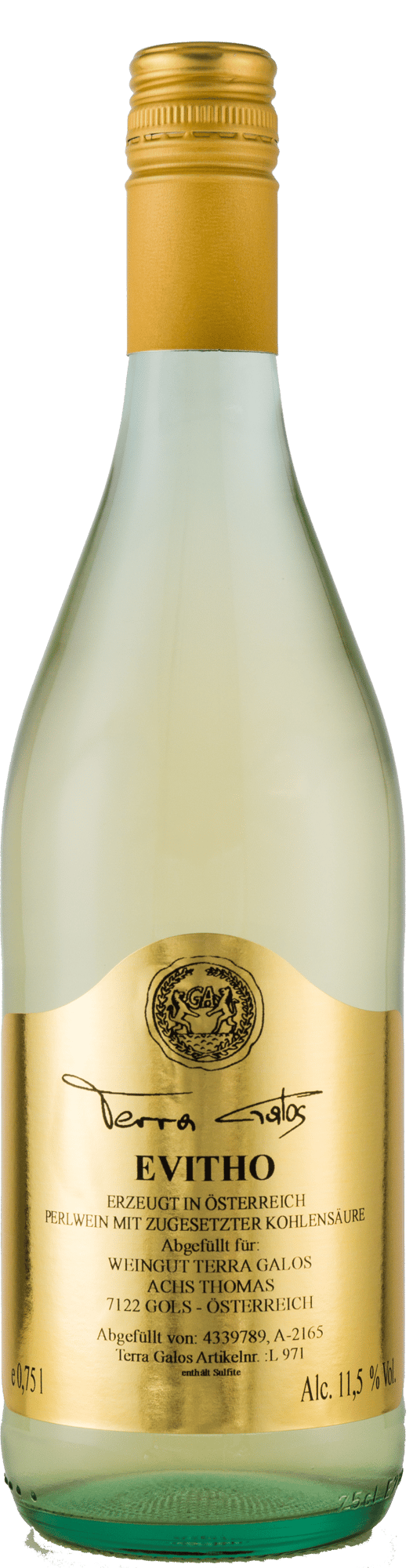 Terra Galos - Gelber Muskateller Perlwein Trocken