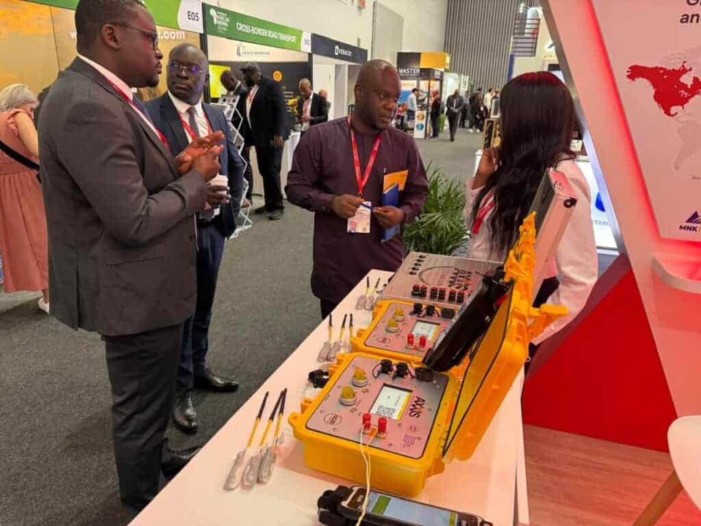 Mining Indaba drives collaboration for efficiency, sustainability. 2 BME team showcasing AXXIS Titanium at the Mining Indaba 2025