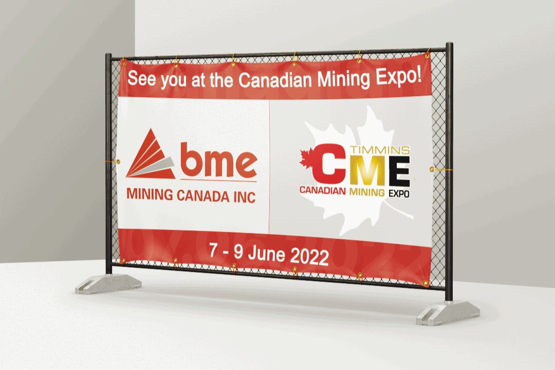 BME to highlight opportunities at Canadian Mining Expo 1 canadian mining expo 22 linkedin panner pre launch vinyl banner in empty space mockup template 1