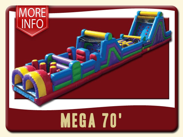 70' Mega Obstacle Course Rental Info