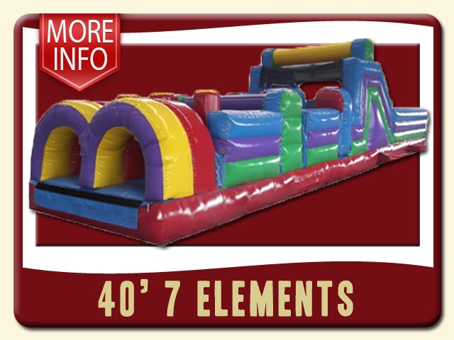 40' Obstacle Course With 7 Element Retnal Info