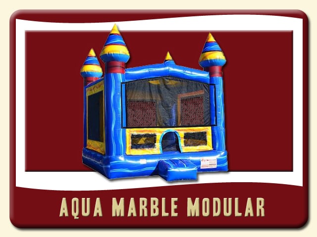 Bounce House Rental w/ Aqua Marble Vinyl Rent