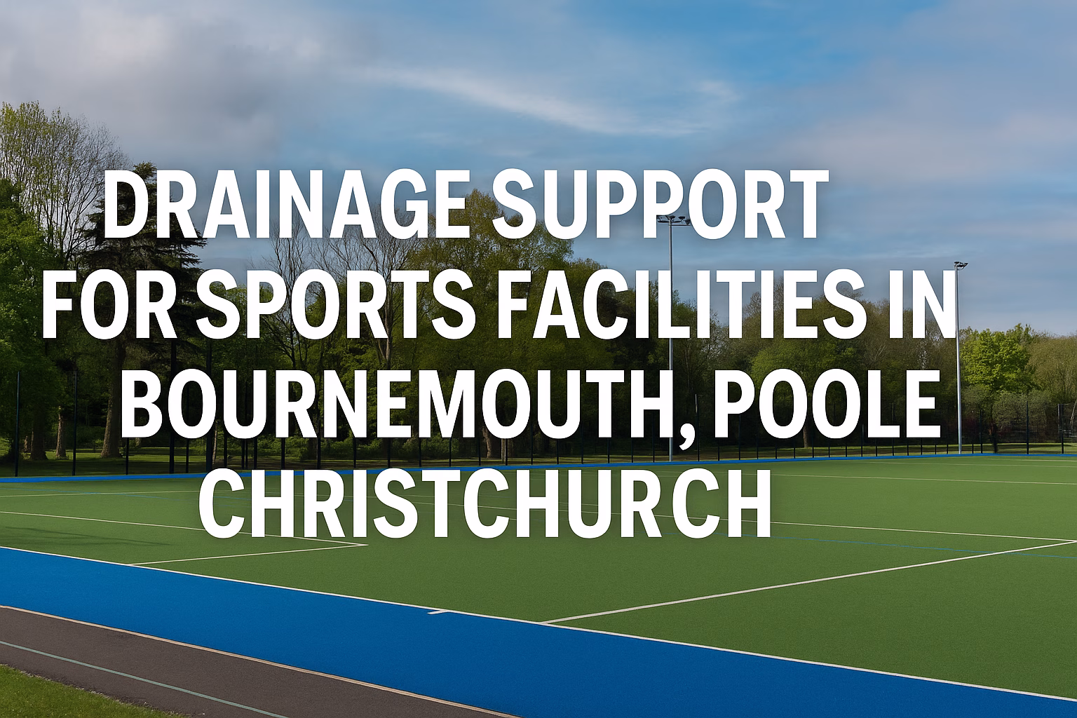 Drainage Solutions for Sports Facilities in Bournemouth Poole & Christchurch