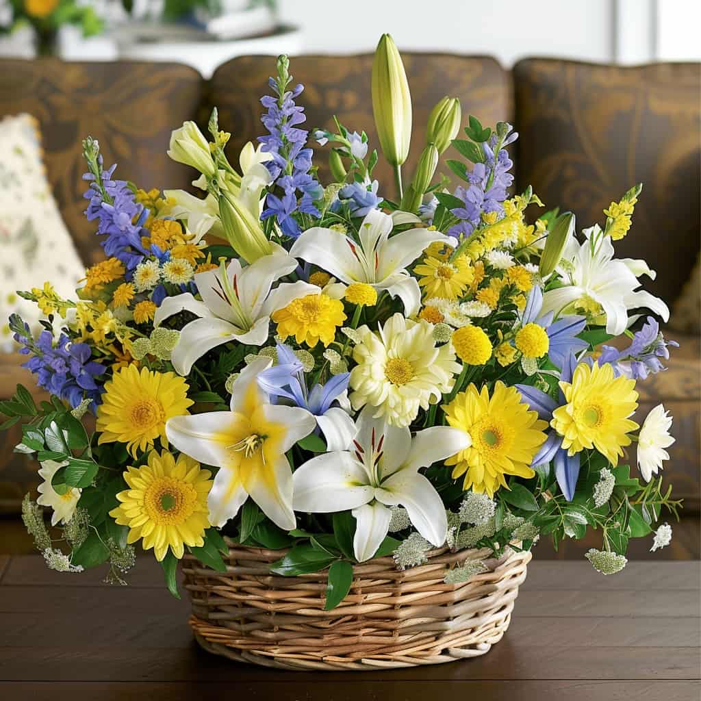 Basket of Memories Sympathy Flowers - Image 2
