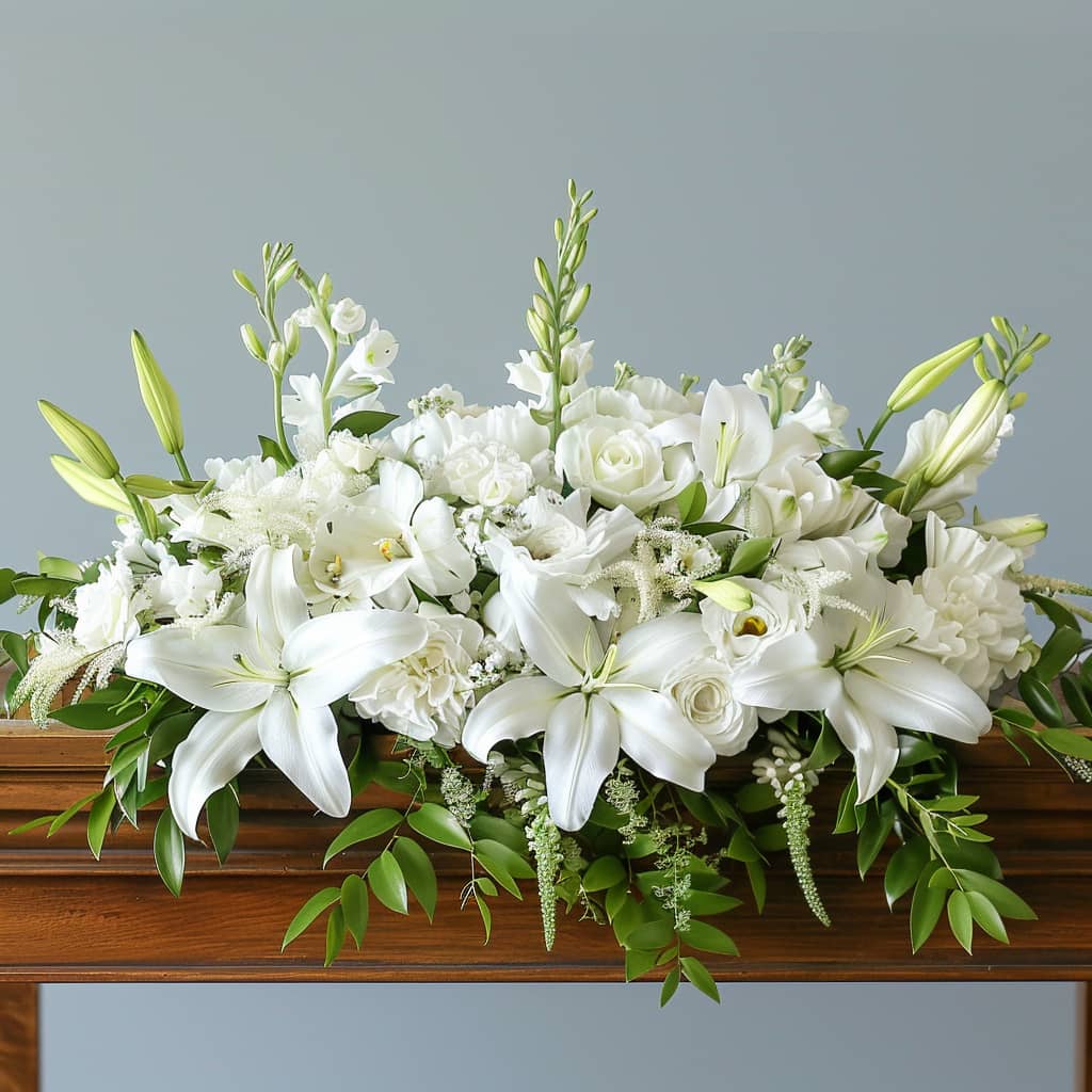Bountiful Memories Sympathy Flower - Image 4