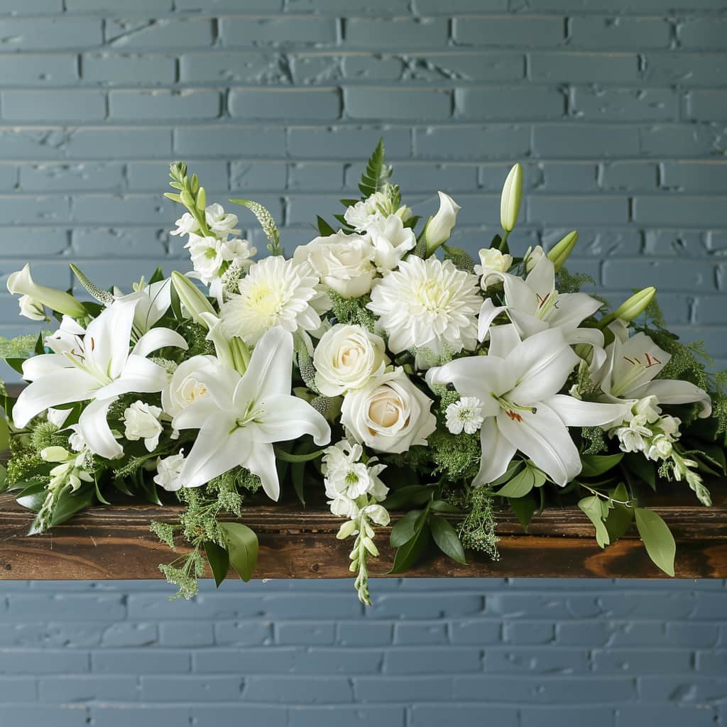 Bountiful Memories Sympathy Flower - Image 3