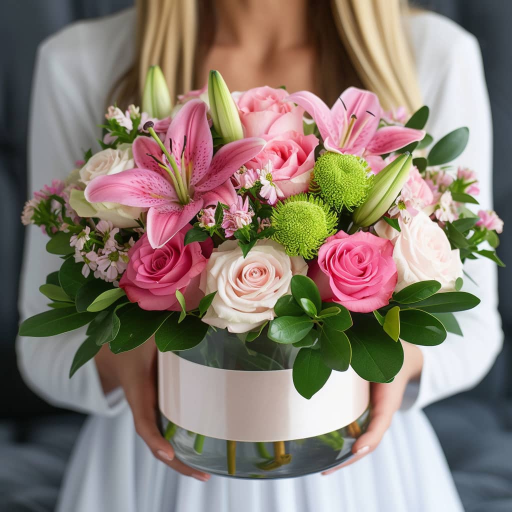 Elegant Chic Flower Arrangement - Image 4
