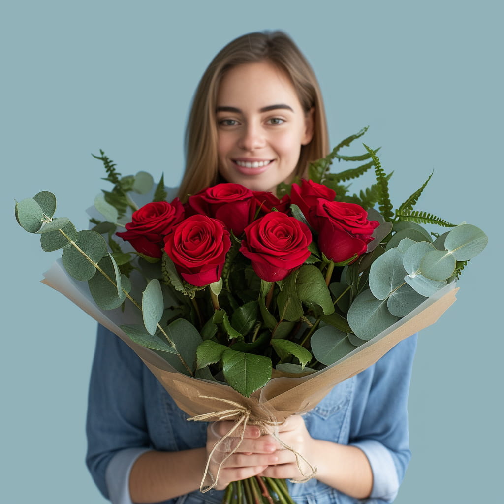 Fall in Love Rose Arrangement - Image 5