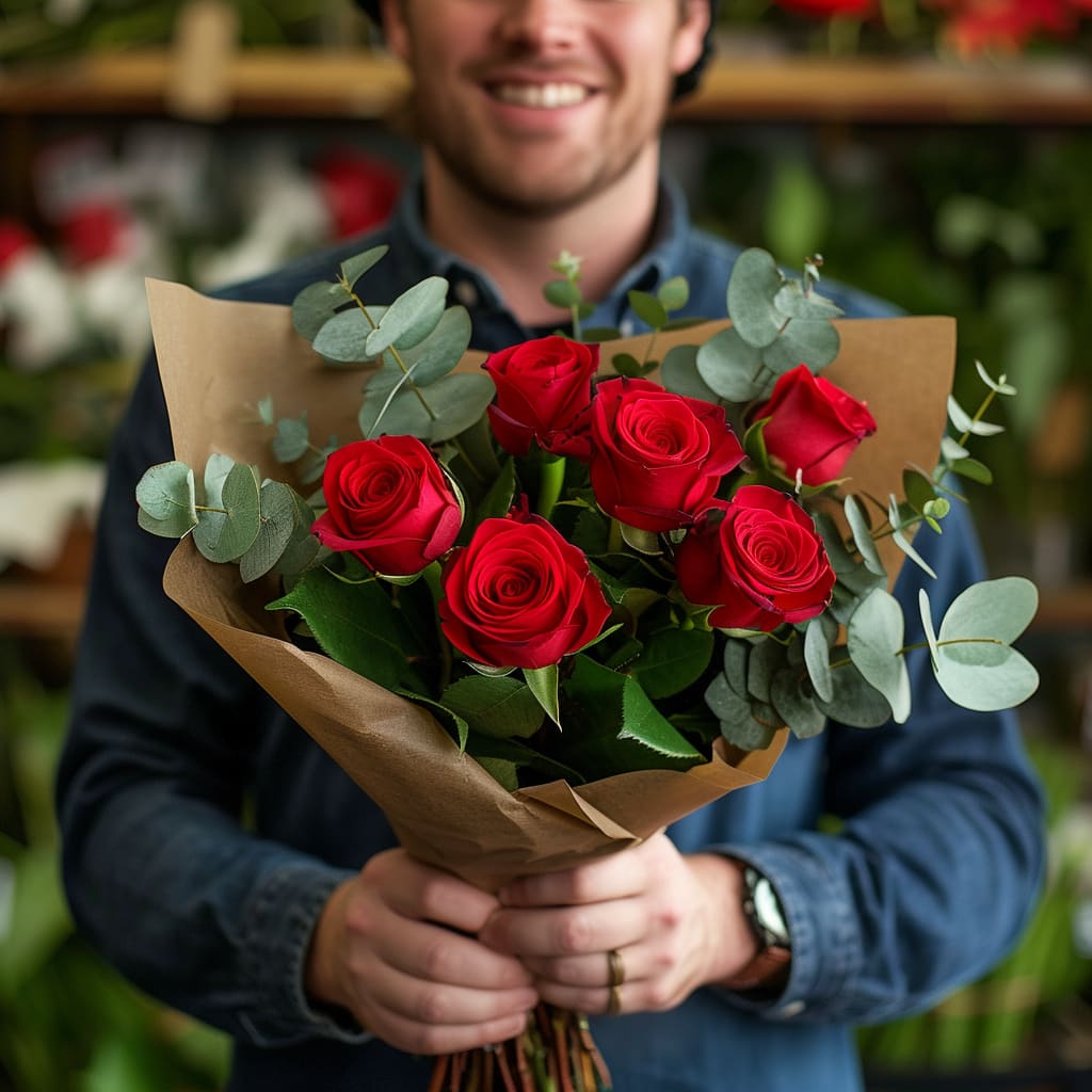 Fall in Love Rose Arrangement - Image 3
