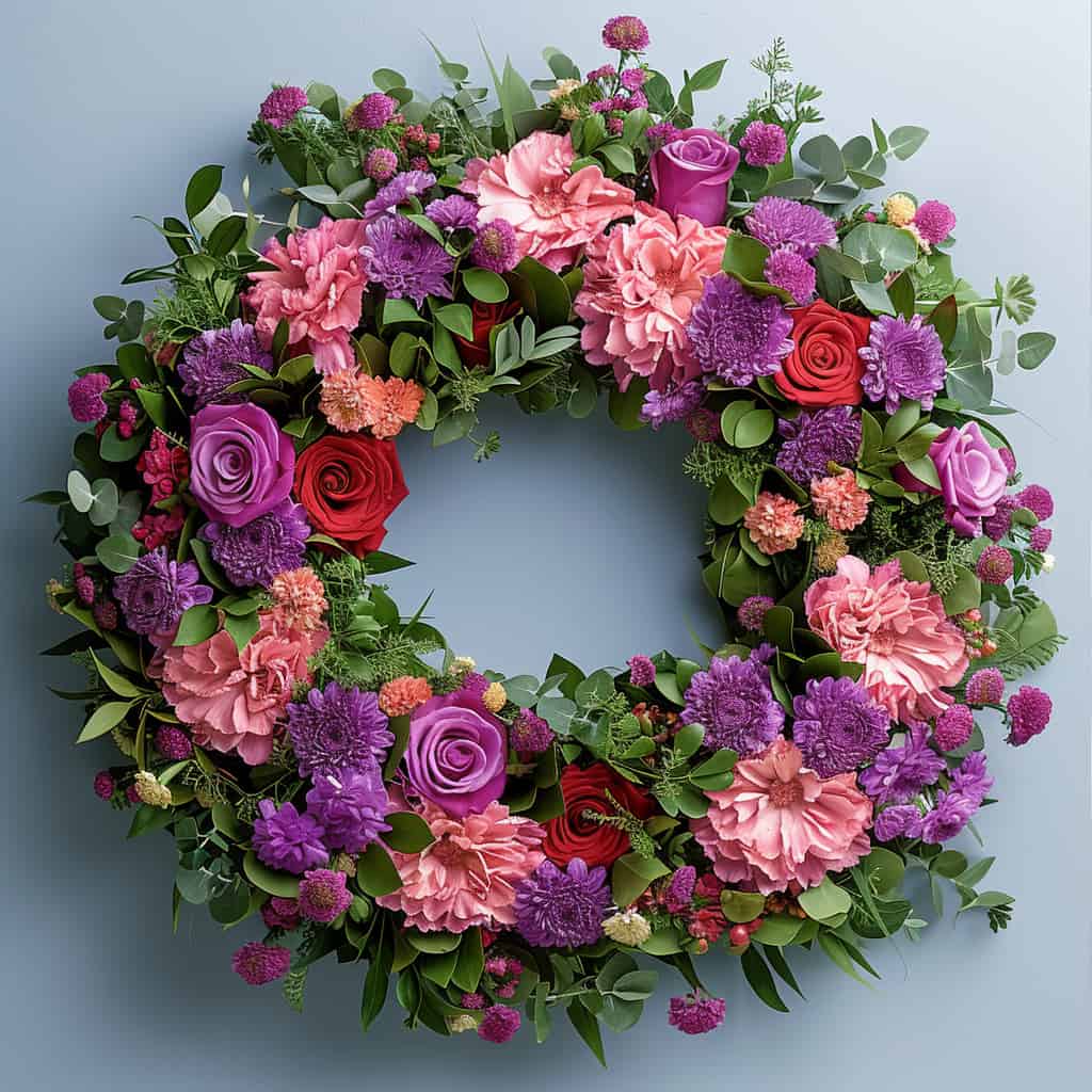 Ringed by Love Flower Wreath - Image 4