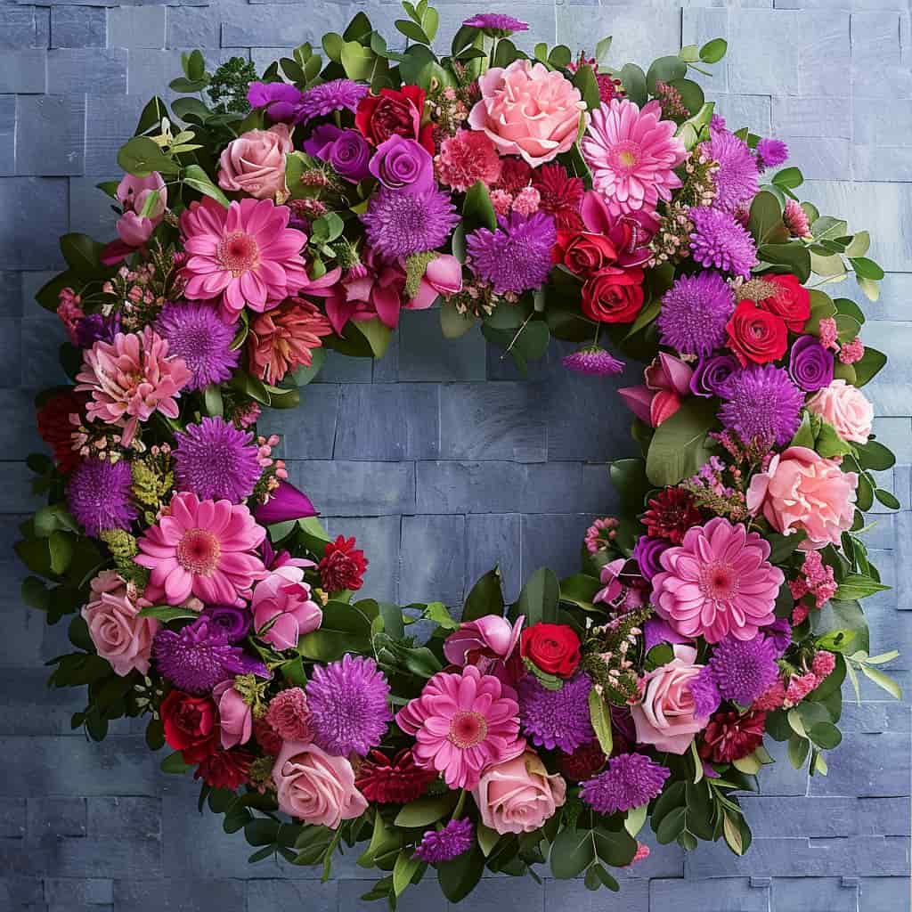 Ringed by Love Flower Wreath - Image 3