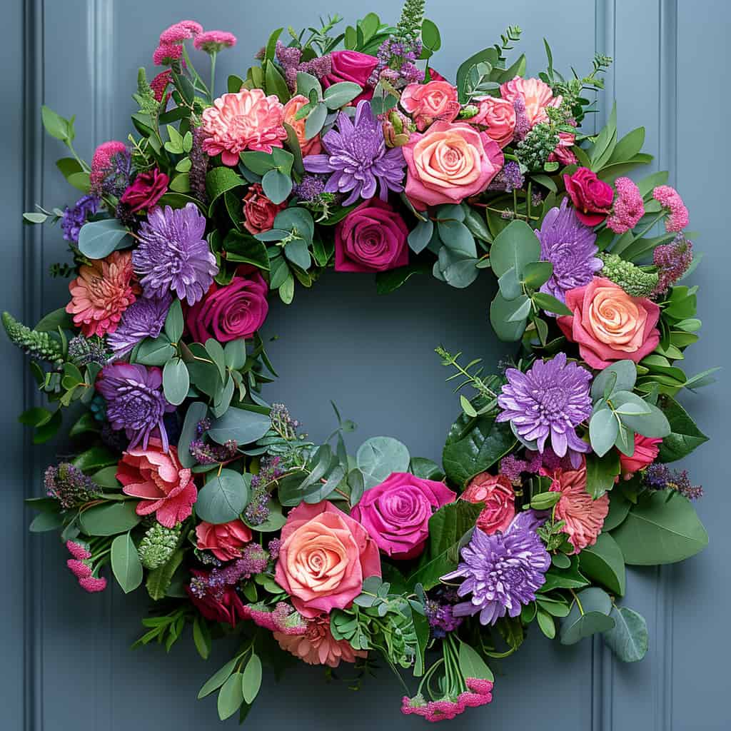 Ringed by Love Flower Wreath - Image 2