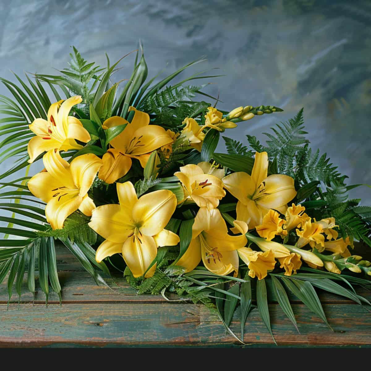 Warm Thoughts Flower Arrangement - Image 4