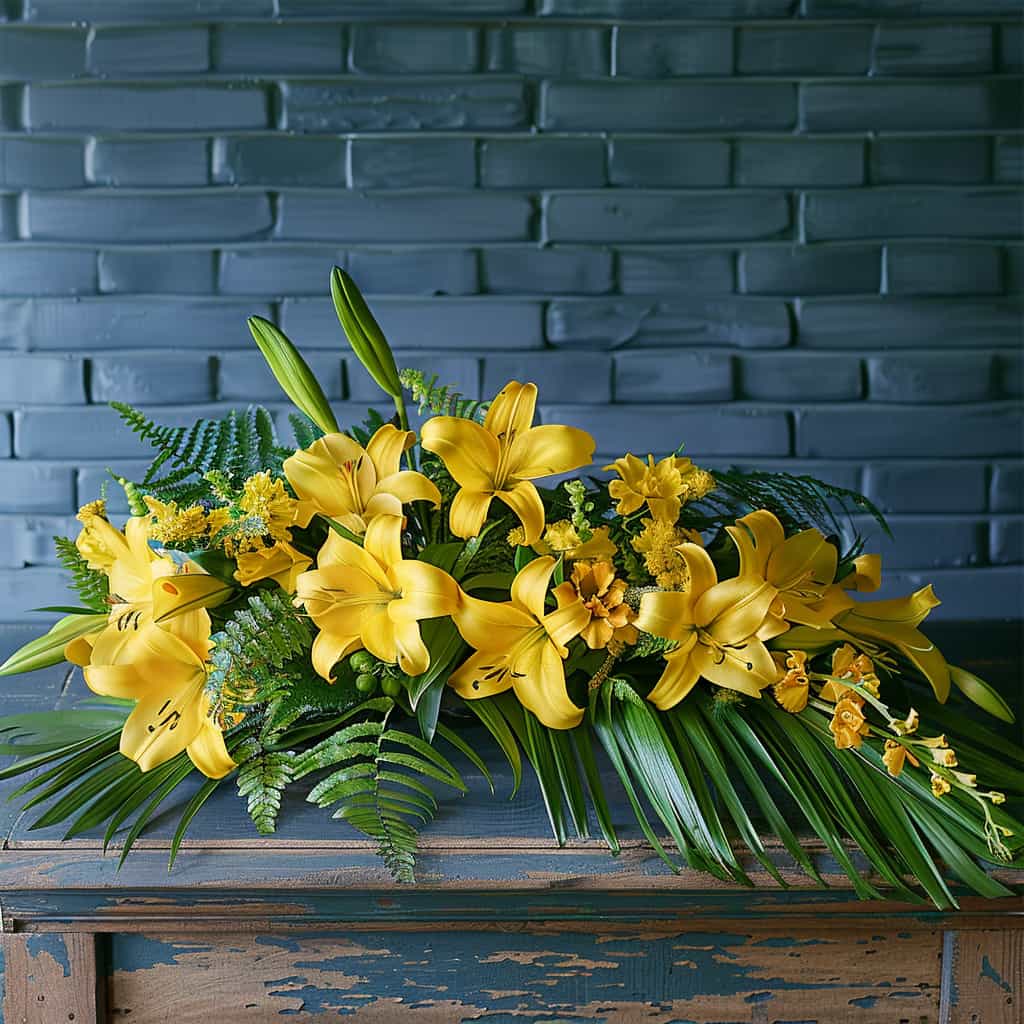 Warm Thoughts Flower Arrangement - Image 3