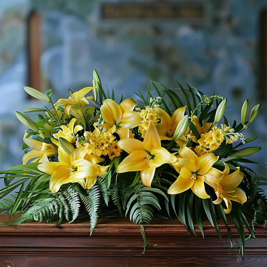 Warm Thoughts Flower Arrangement - Image 2