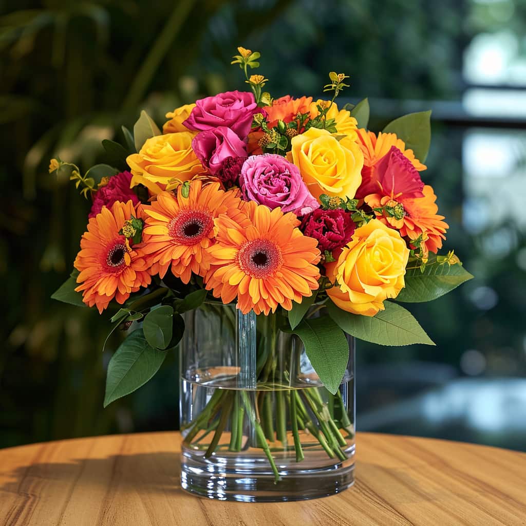 Citrus Splash Flower Arrangement - Image 5