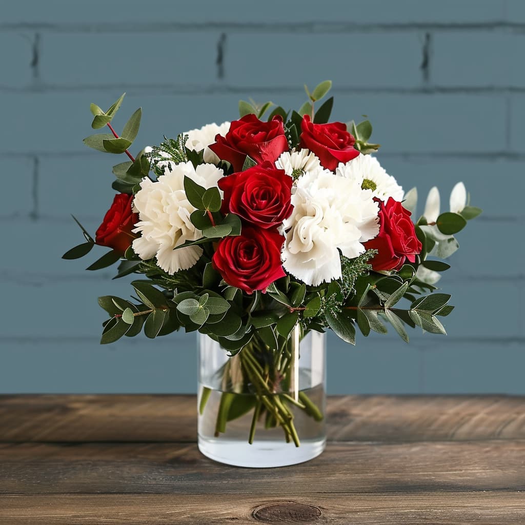 Hugs at Christmas Flower Arrangement - Image 6