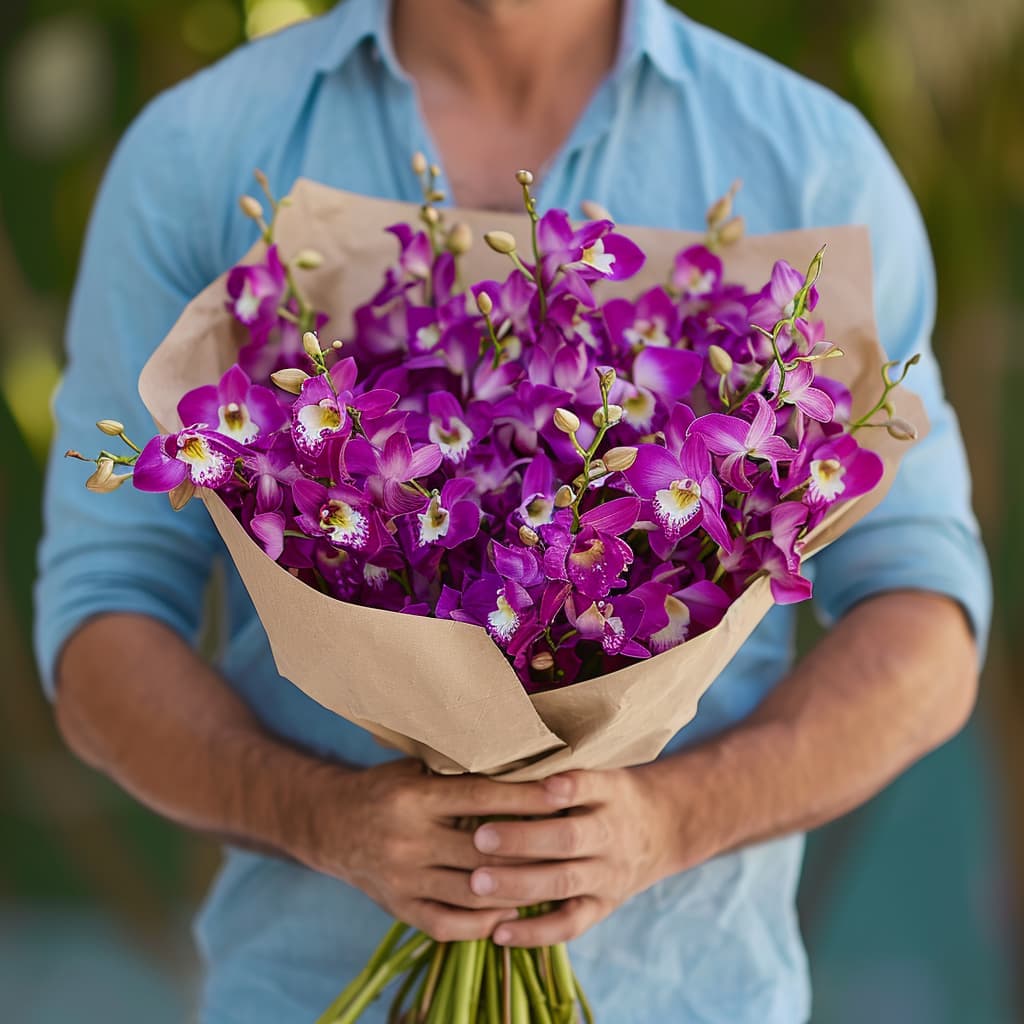 Purple Perfection Bouquet - Image 5