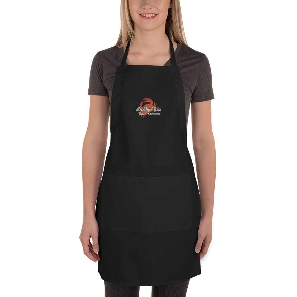 Crabcake Embroidered Apron