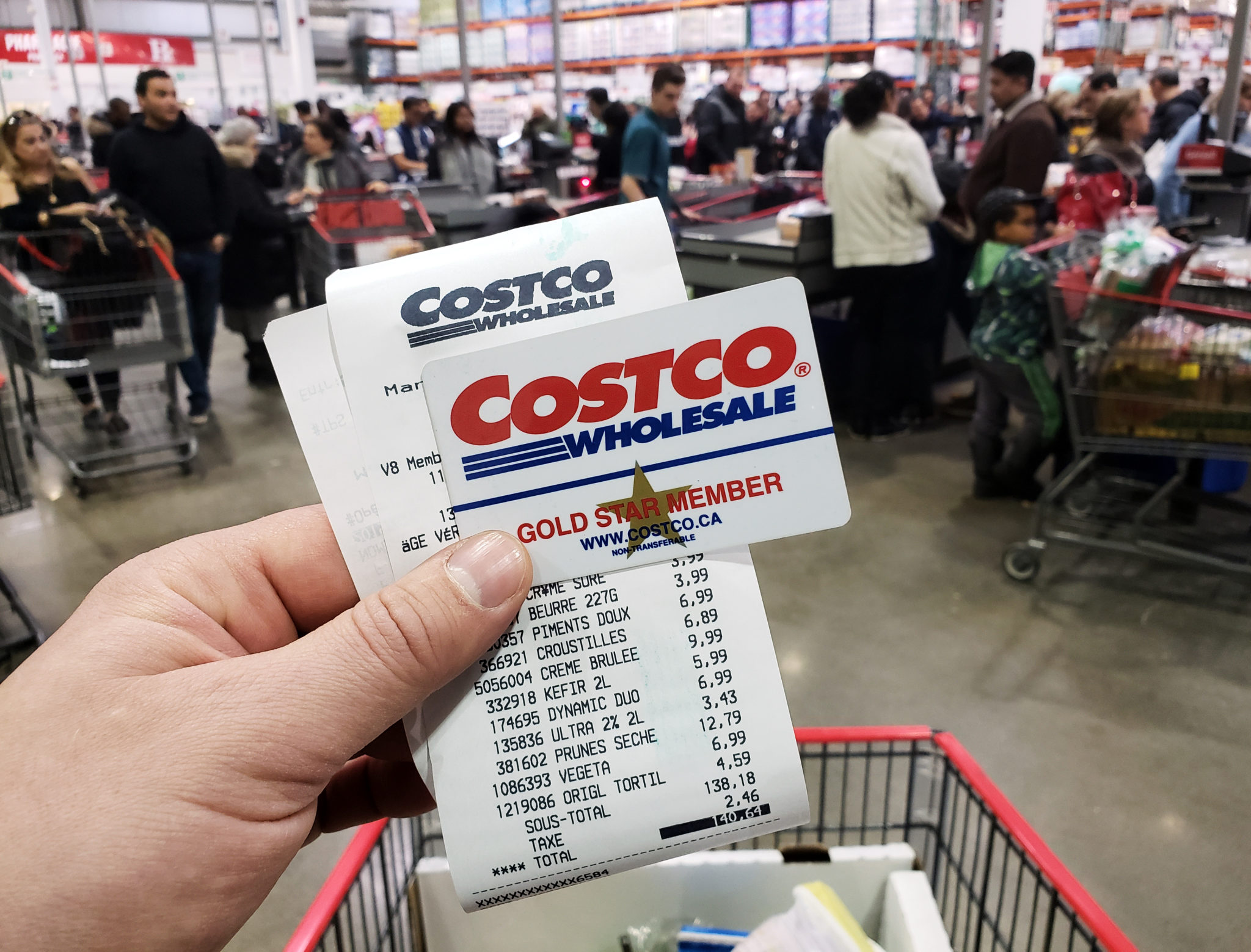 CostCo Receipt