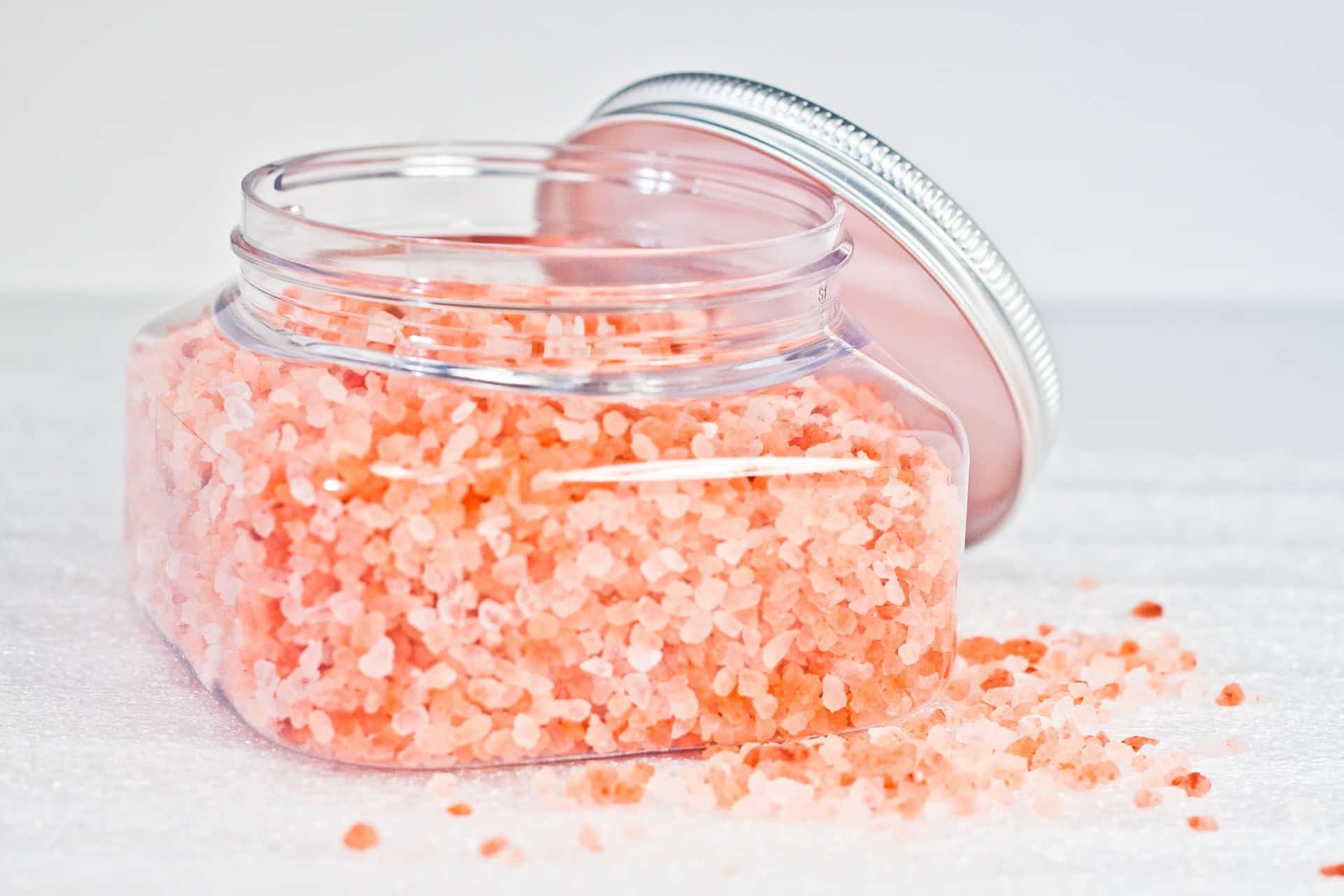Bath salts with essential oils