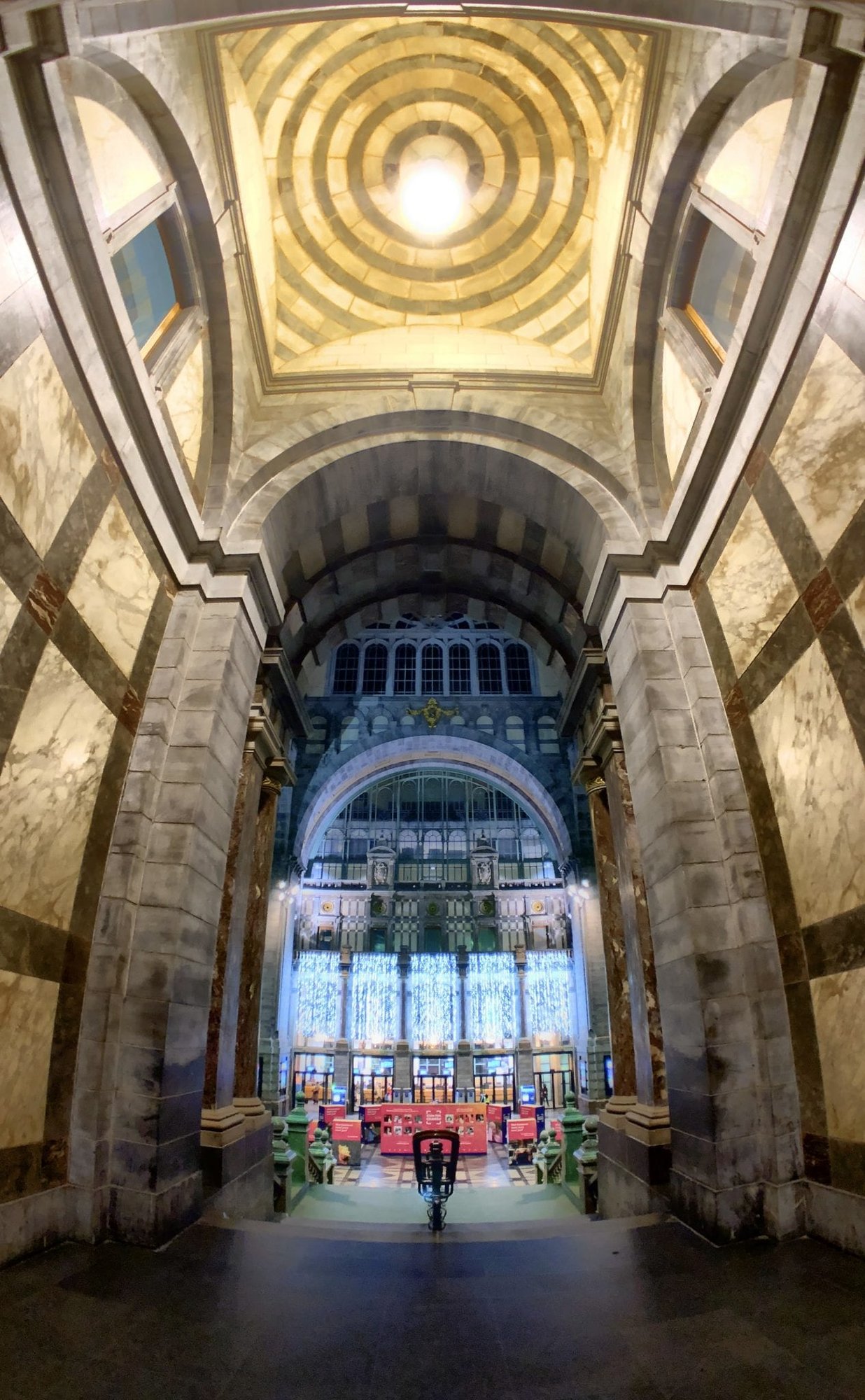 Antwerp Central Railway Station, shot on iPhone X using the New 14mm Moment Fisheye on Procamera HDR app, no post processing