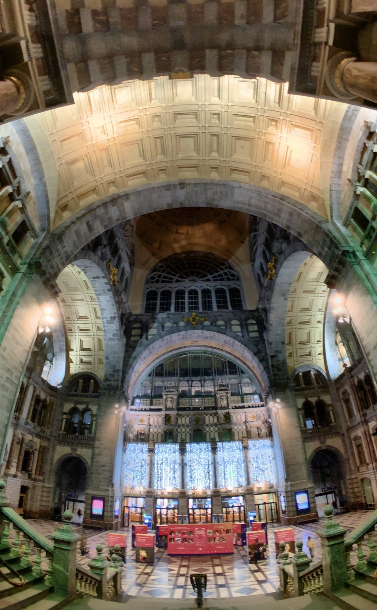 Antwerp Central Railway Station, shot on iPhone X using the New 14mm Moment Fisheye on Procamera HDR app, no post processing