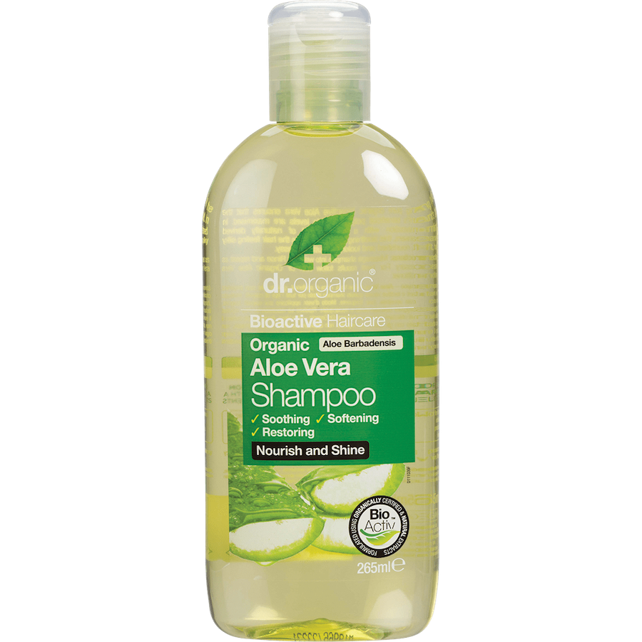 dr. organic aloe vera shampoo 265ml