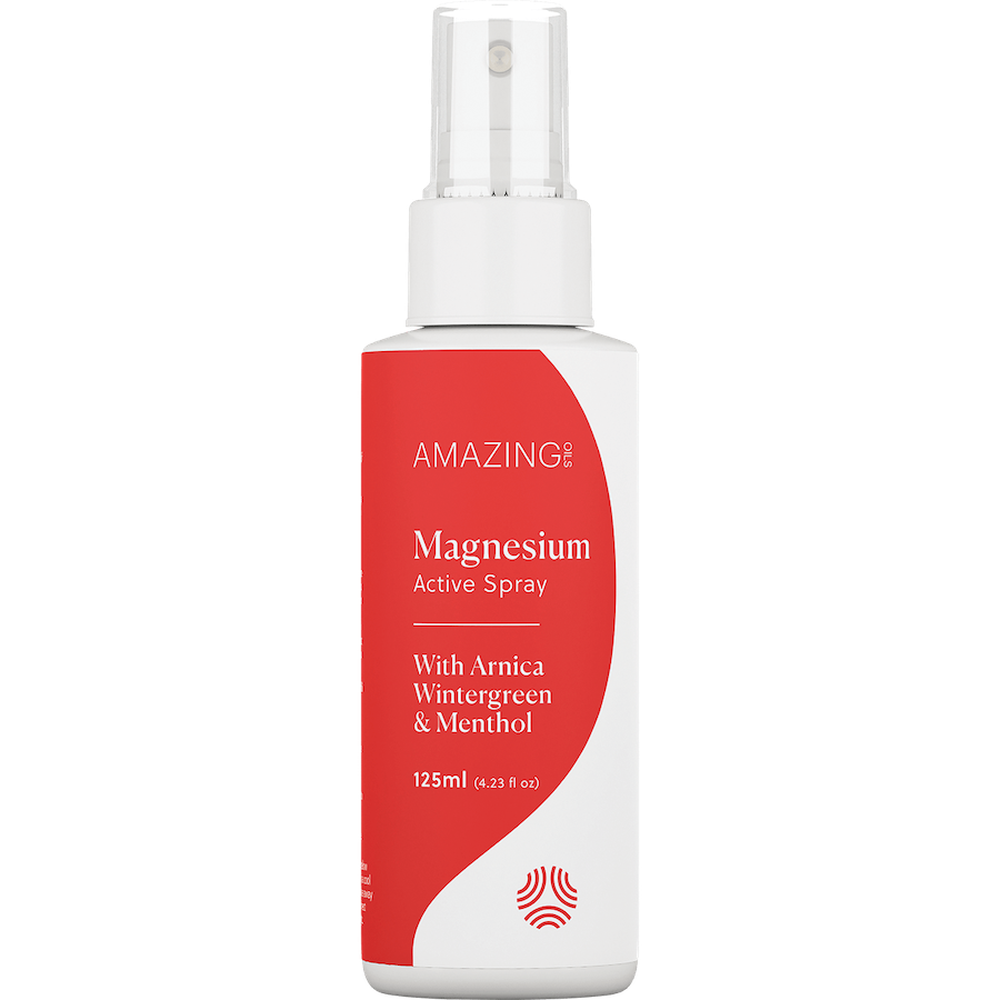 amazing oils magnesium active spray arnica, wintergreen & menthol 125ml