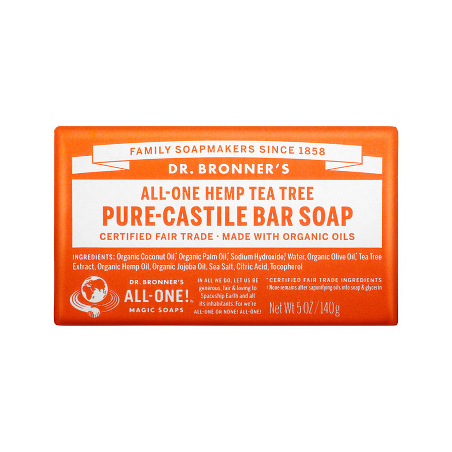 dr. bronners hemp pure castile soap tea tree 237ml