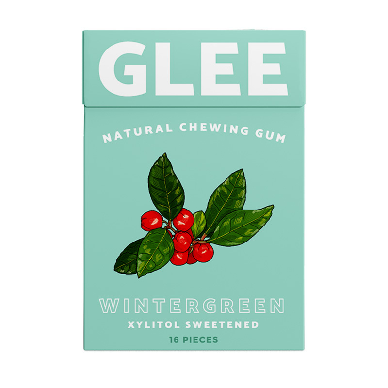 Glee Gum Sugar-Free Gum WINTERGREEN 16pack