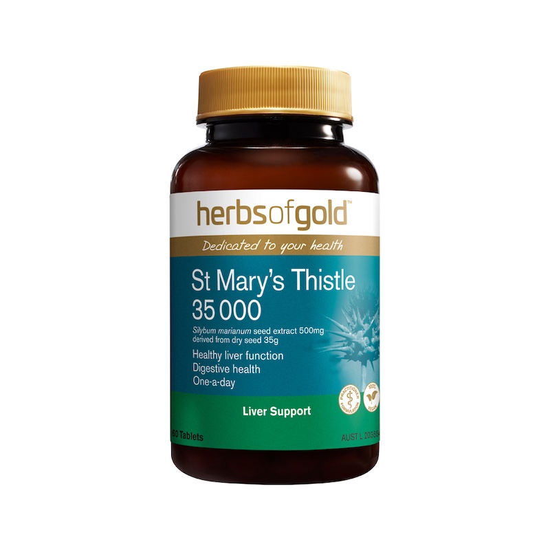 Herbs of Gold St Mary's Thistle 35,000 60tabs