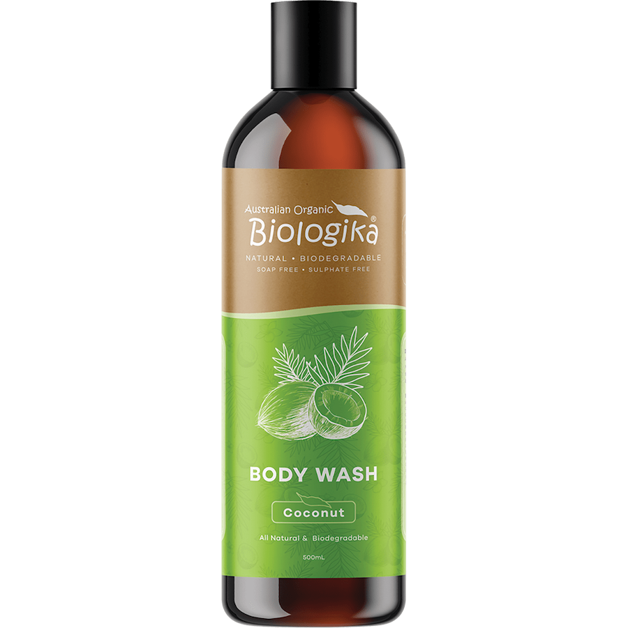 biologika coconut hand & body wash 500ml