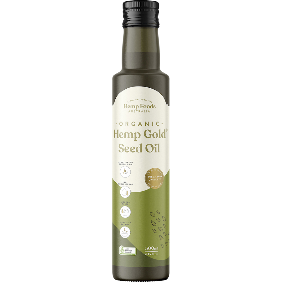 essential hemp organic hemp gold seed oil 500ml