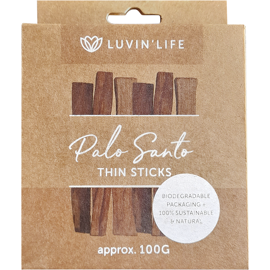 luvin life palo santo thin sticks 100g