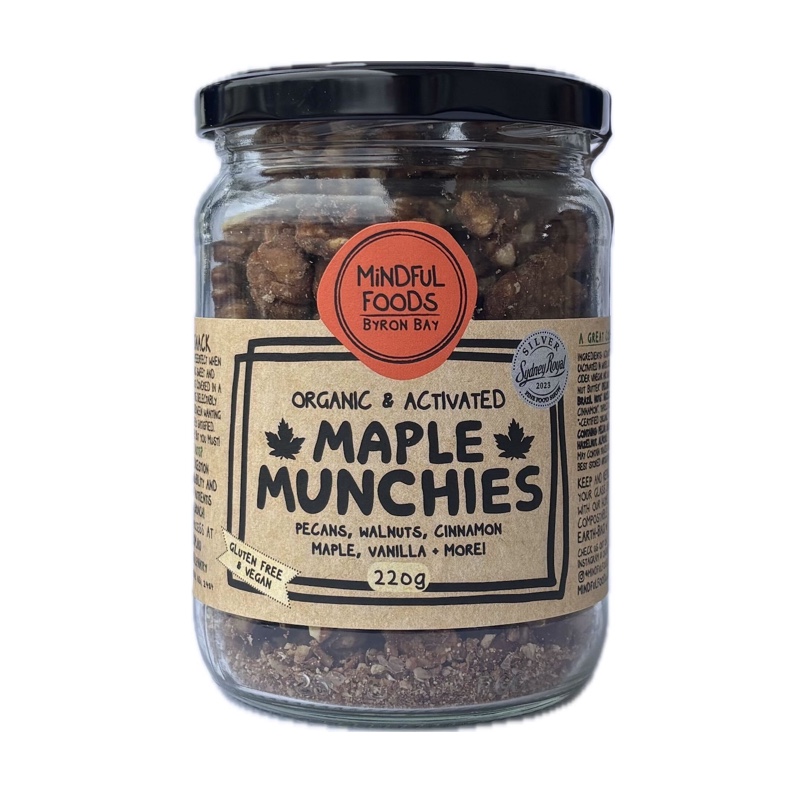 Mindful Foods Activated Maple Munchies Organic 200g