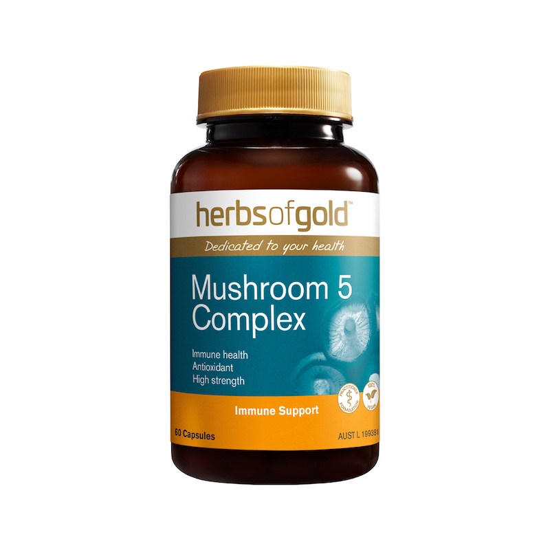 Herbs of Gold Mushroom 5 Complex 60caps