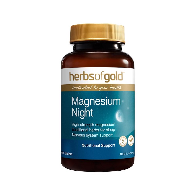 Herbs of Gold Magnesium Night 60tabs