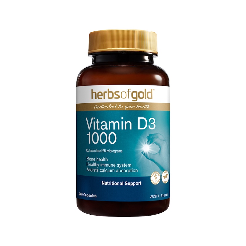 Herbs of Gold Vitamin D3 1000 240caps